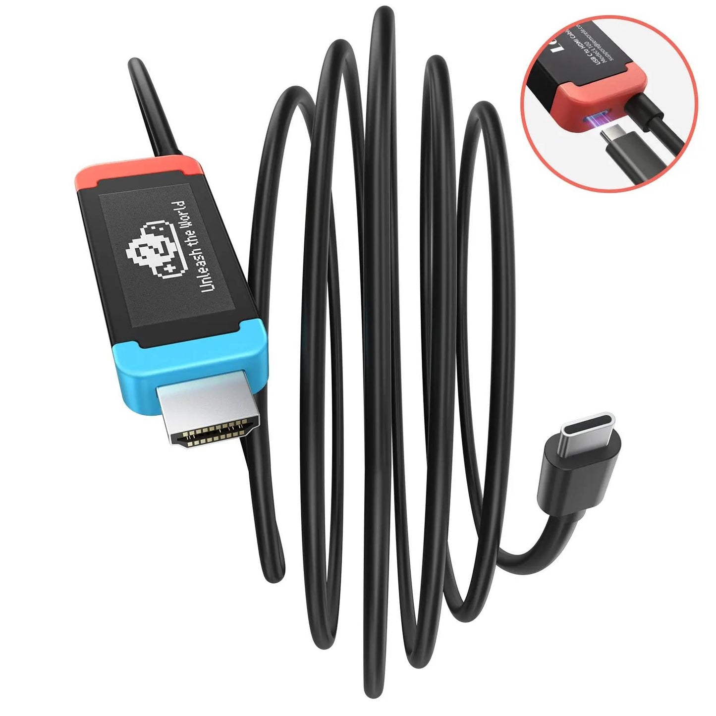 USB-C auf HDMI Gaming Adapter – Kompakte Dock-Alternative für Handheld-Konsole, TV, Monitor & Projektor