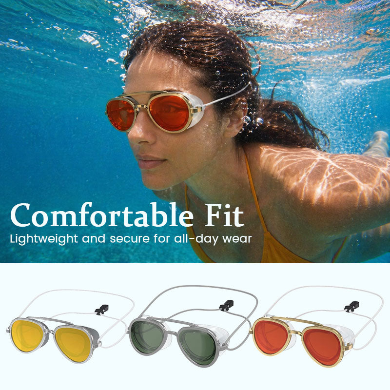 😎✨ SummerVibe reflektierende Schwimmbrille