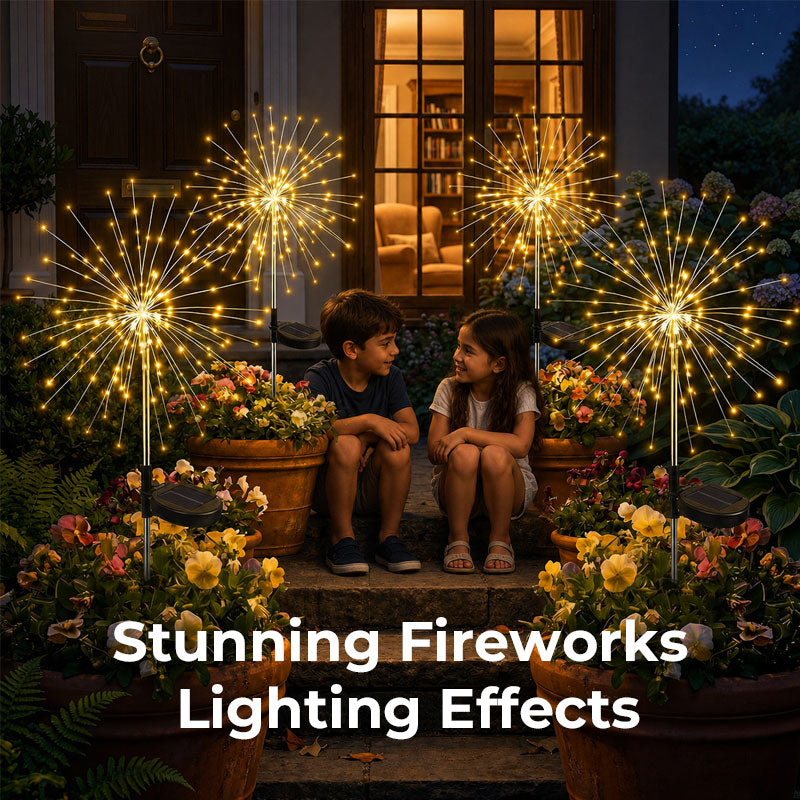 Solar Feuerwerk Gartenleuchte für stimmungsvolle Außenbeleuchtung