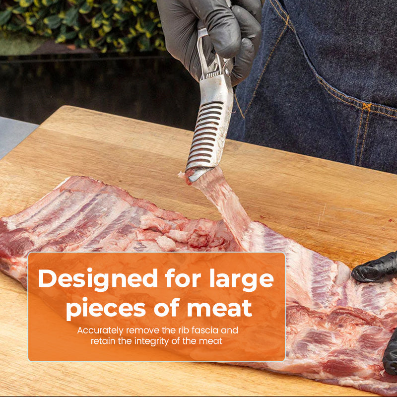 🔪 BBQ-Rippchenmembran- und Fettentferner-Werkzeug – für mühelose Fleischzubereitung!