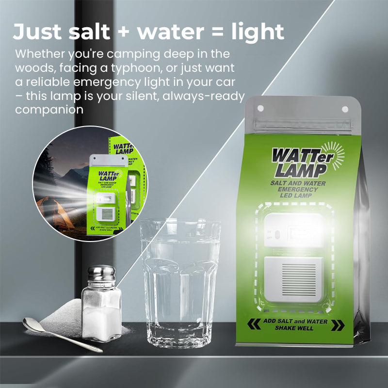 SaltLight Outdoor – Die Notfall-Salzwasserlampe