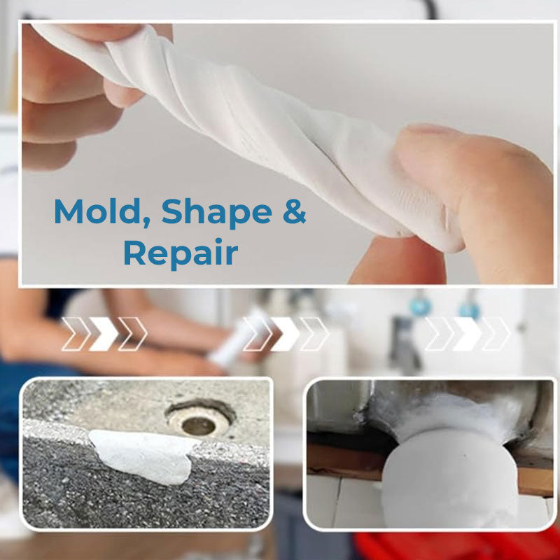 Stahlverstärkte Epoxid-Reparaturknete – 2-Komponenten Reparaturmasse für Metall, Beton, Keramik & DIY-Ausbesserungen
