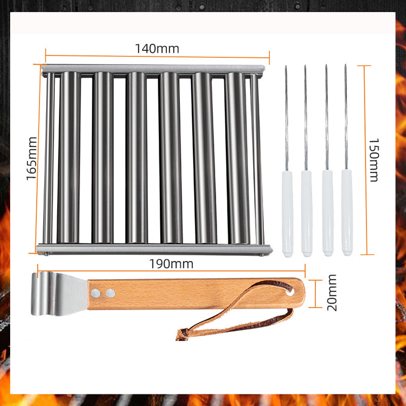 Walzenbrause aus Edelstahl 🌭