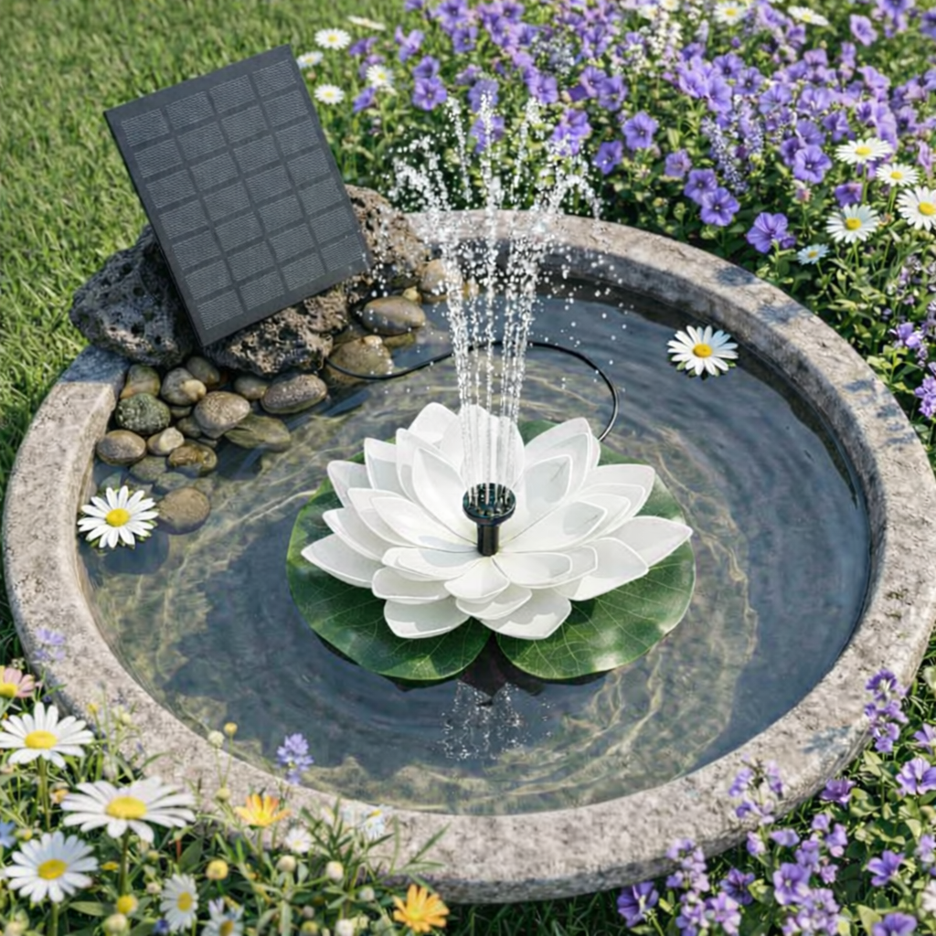 🌸 SOLAR LOTUS BRUNNEN