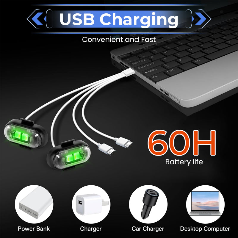 🚗 Ambientebeleuchtung fürs Auto mit Klettverschluss