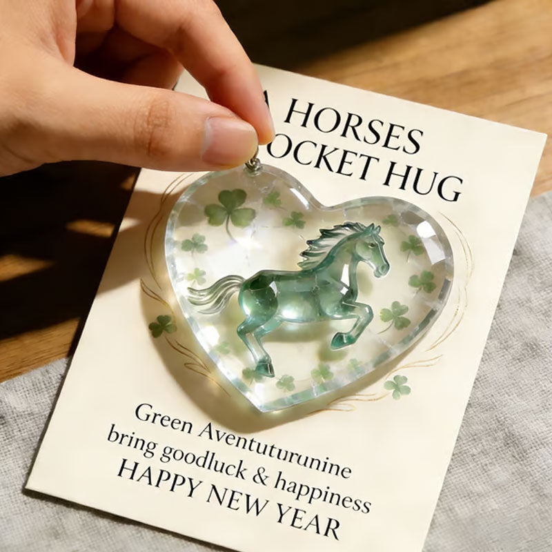 🐎🍀2026 Pferde-Taschenumarmung — Ein Symbol für Stärke und Neuanfänge