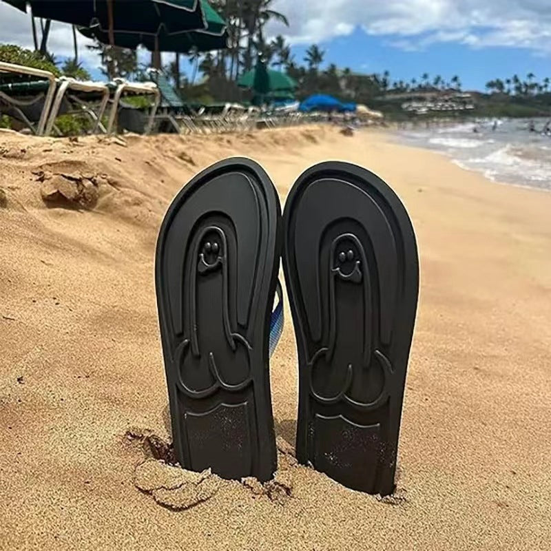 Kreative Plateau-Flip-Flops für Sommer und Urlaub