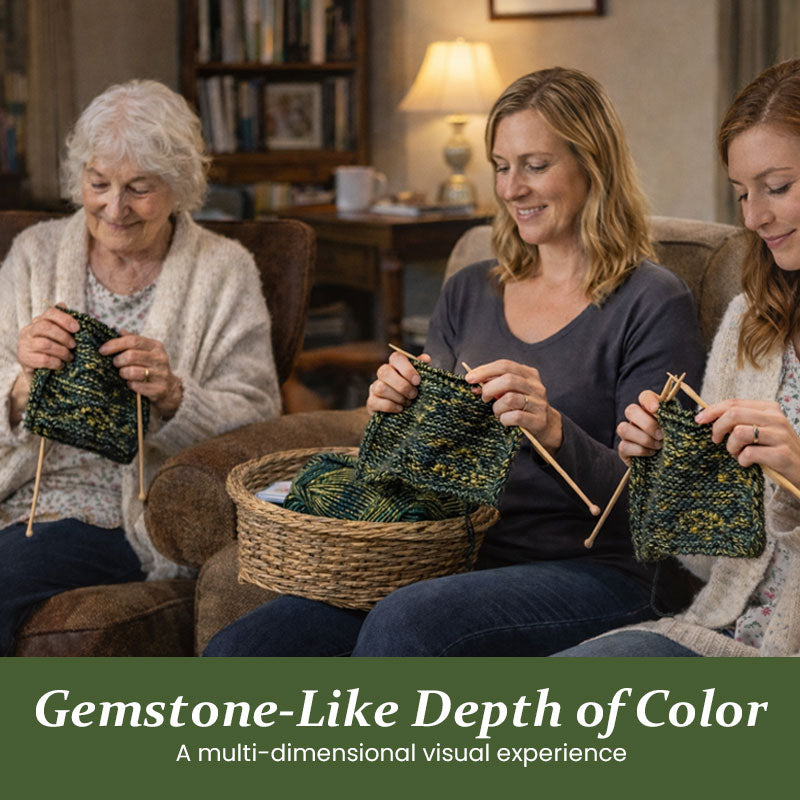 „Firefly“ – Schimmerndes Garn mit irisierendem Glanz: Ein Hauch von Magie in jeder Masche