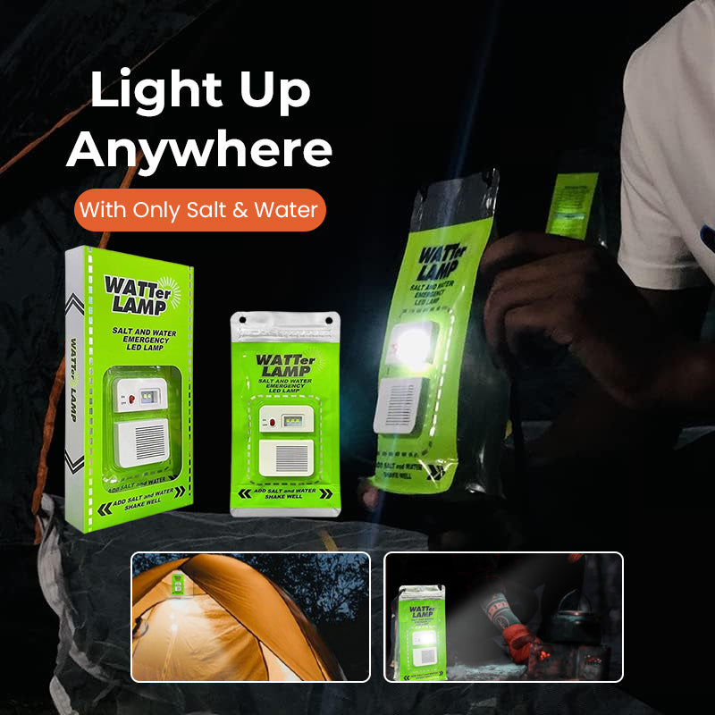 SaltLight Outdoor – Die Notfall-Salzwasserlampe