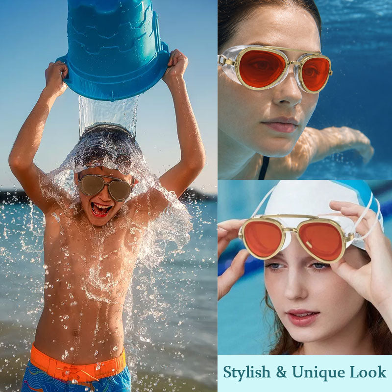 😎✨ SummerVibe reflektierende Schwimmbrille
