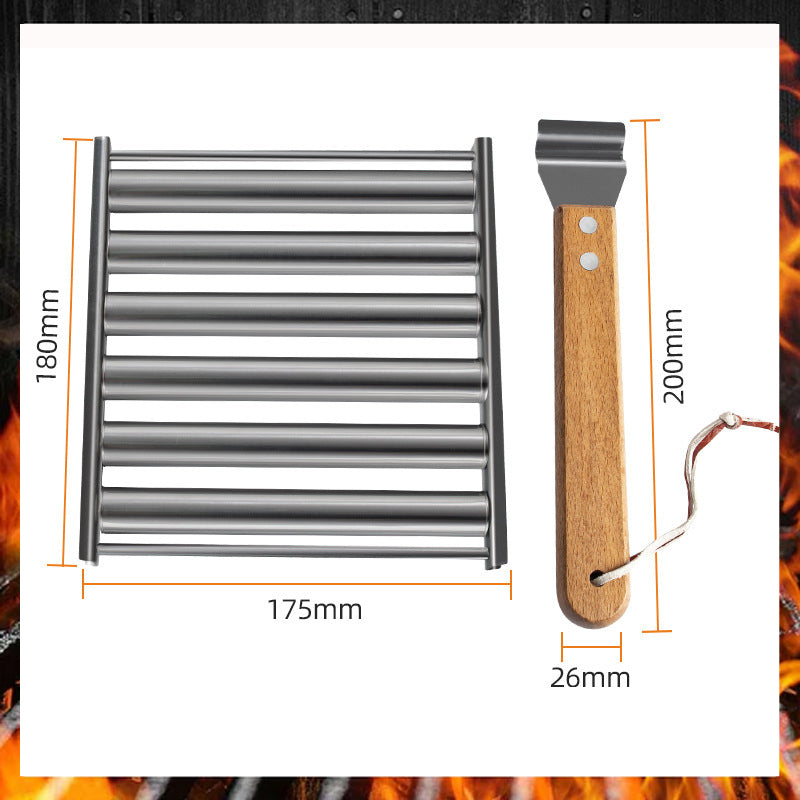 Walzenbrause aus Edelstahl 🌭