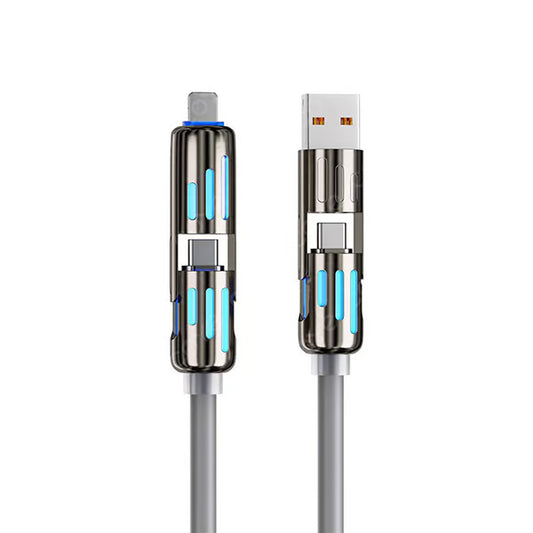 4-in-1 USB-Ladekabel, Schnellladung bis MAX 240 W