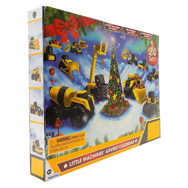 🔥LETZTER TAG 49 % RABATT🔥24-tägiger Weihnachts-Countdown-Kalender mit Baufahrzeug