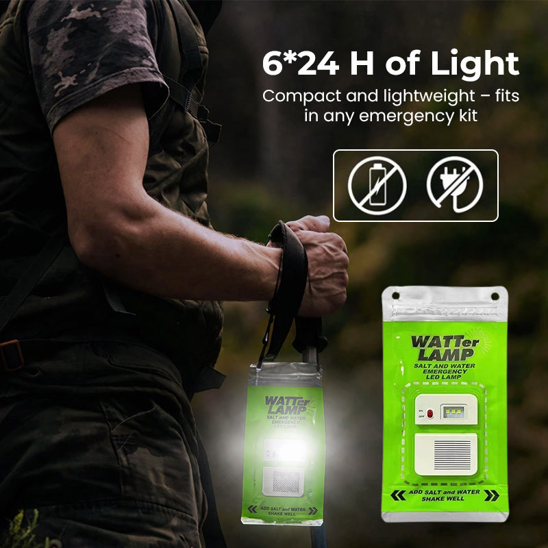 SaltLight Outdoor – Die Notfall-Salzwasserlampe