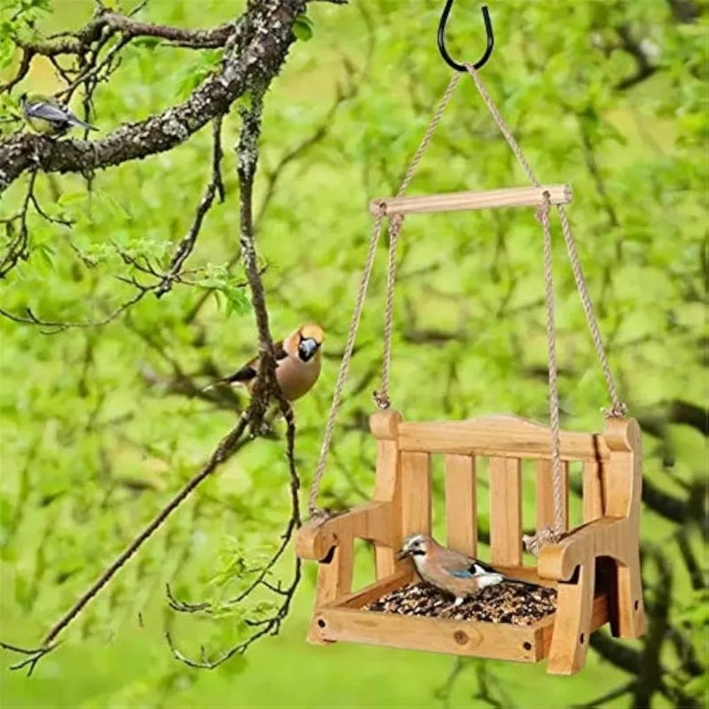 🐦 Schwingender Futterständer für Wildvögel im Außenbereich 🌸