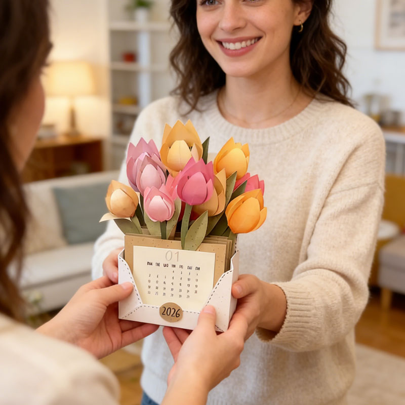 Tulpenkalender zur emotionalen Unterstützung 2026