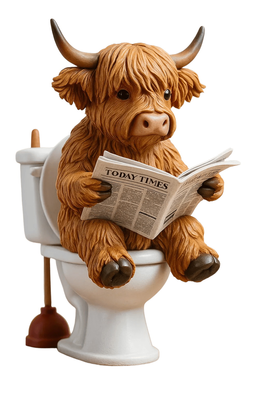 🐮Highland Cow Adventskalender 2025🎄✨ - 3D handgefertigte Highland Cow Puppe (24 Stück)