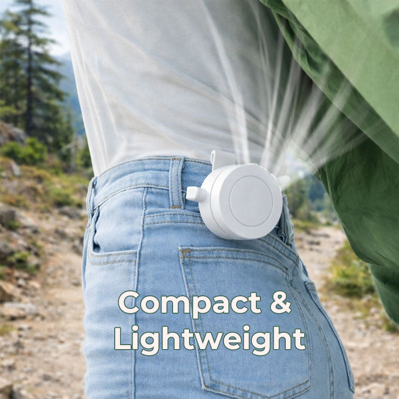 Portable Waist-Clip Fan