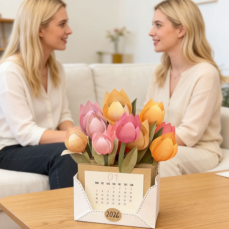 Tulpenkalender zur emotionalen Unterstützung 2026