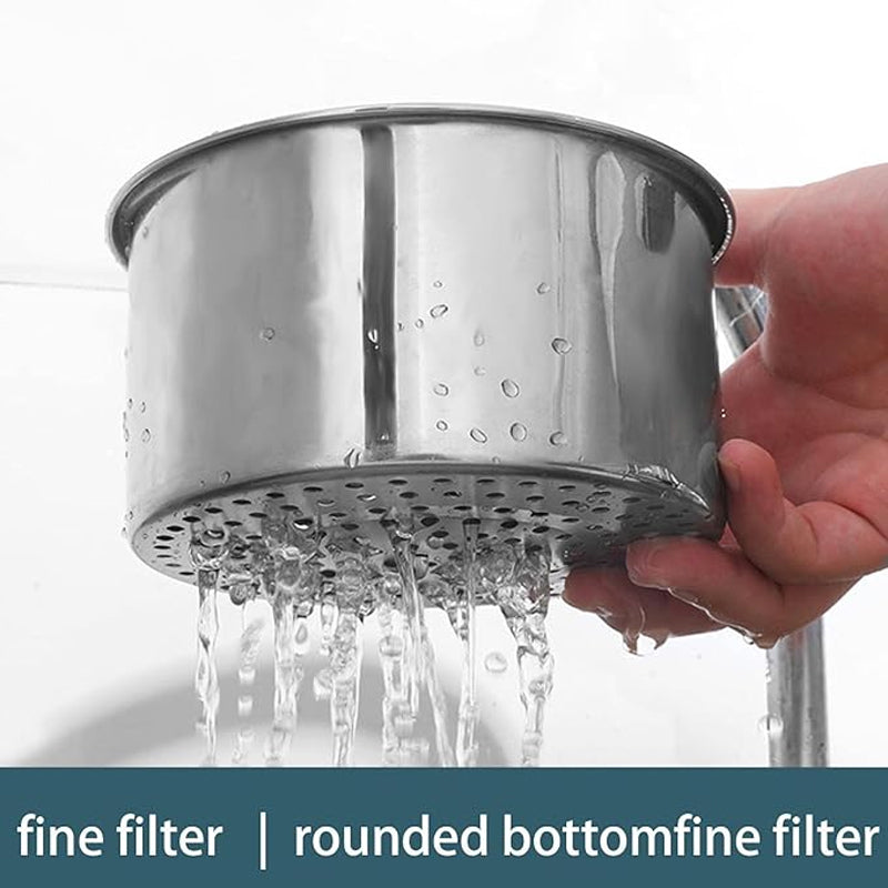 Schwanenförmiger Wasserfilterkorb aus Edelstahl