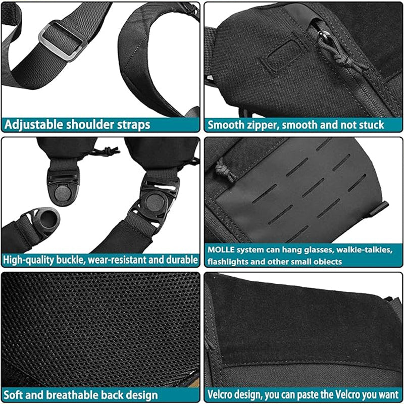 Outdoor-Taktik-Schulter-Crossbody-Brusttasche