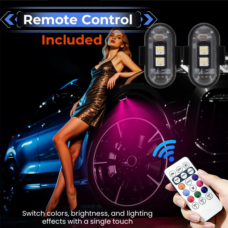 🚗 Ambientebeleuchtung fürs Auto mit Klettverschluss