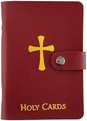 ✝️ Katholischer Kartenhalter aus Leder