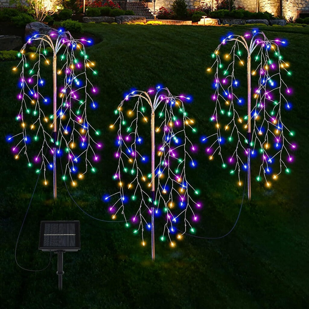 Solar Feuerwerk Gartenlichter für Terrasse & Außenbereich