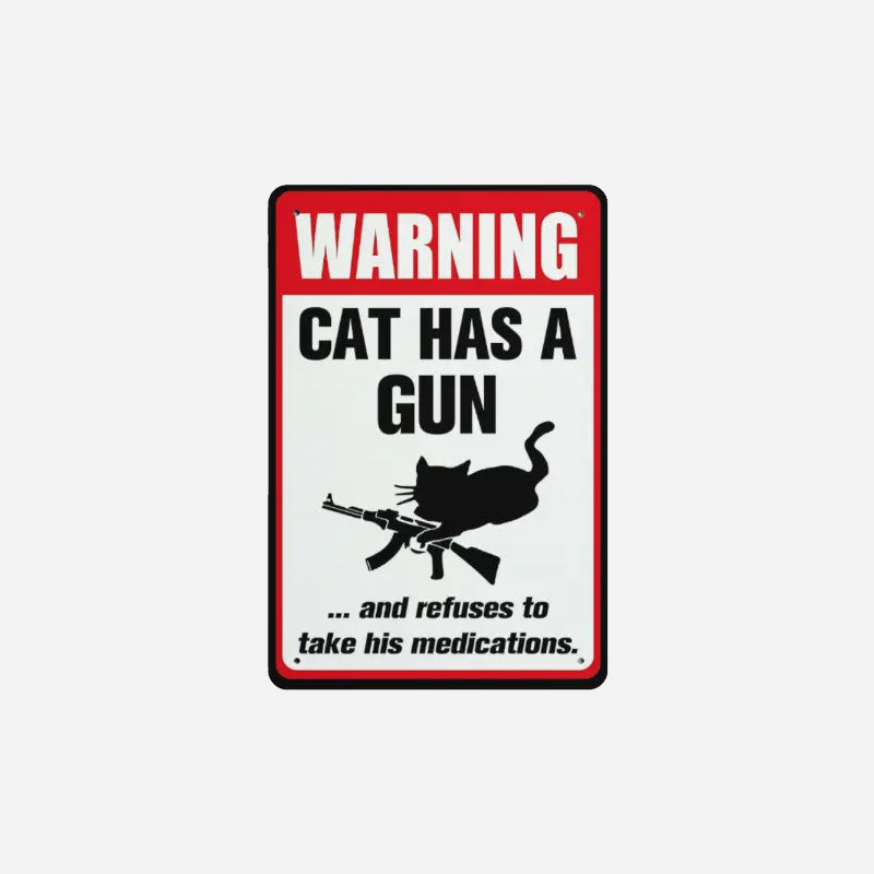 Witziges Warnschild „Wachhund“ 🐶 – Sorgen Sie für Gesprächsstoff in Ihrer Nachbarschaft!