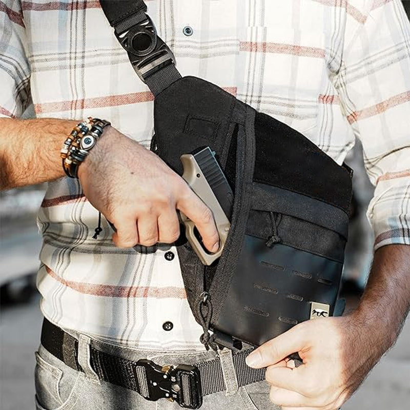 Outdoor-Taktik-Schulter-Crossbody-Brusttasche