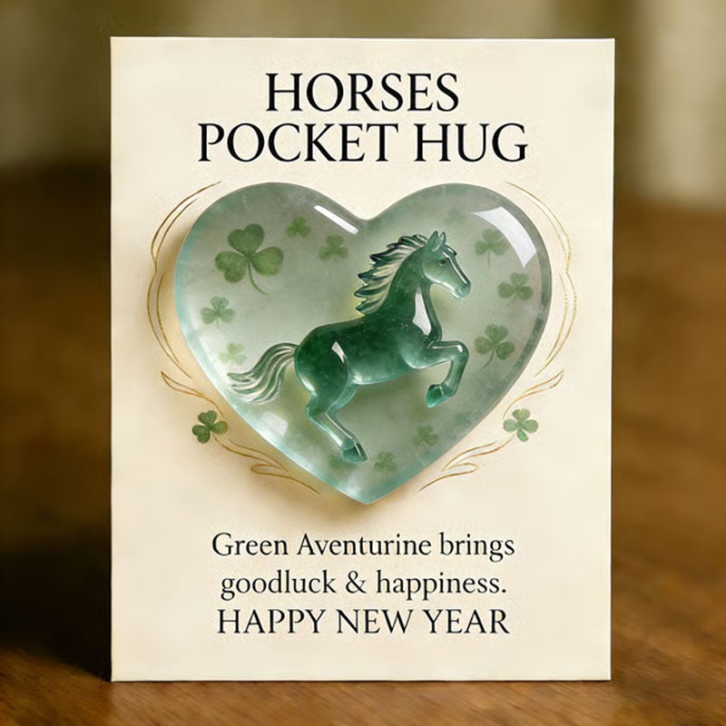 🐎🍀2026 Pferde-Taschenumarmung — Ein Symbol für Stärke und Neuanfänge