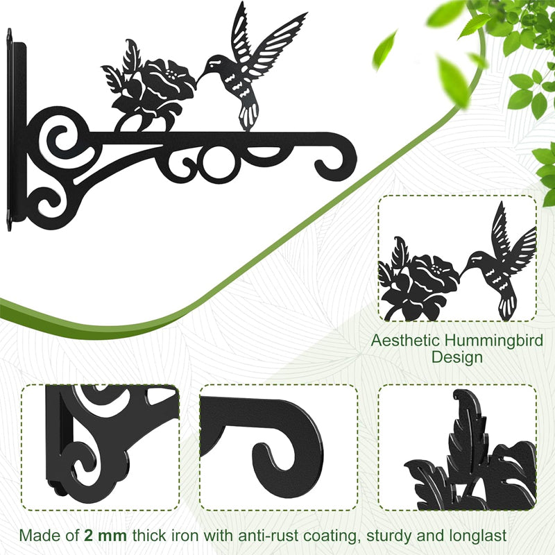 🐦 Hummingbird Hanging Plant Basket — A Touch of Nature  Charm