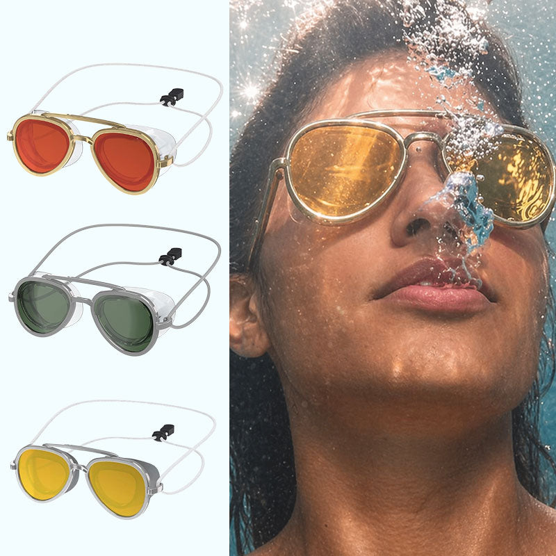 😎✨ SummerVibe reflektierende Schwimmbrille