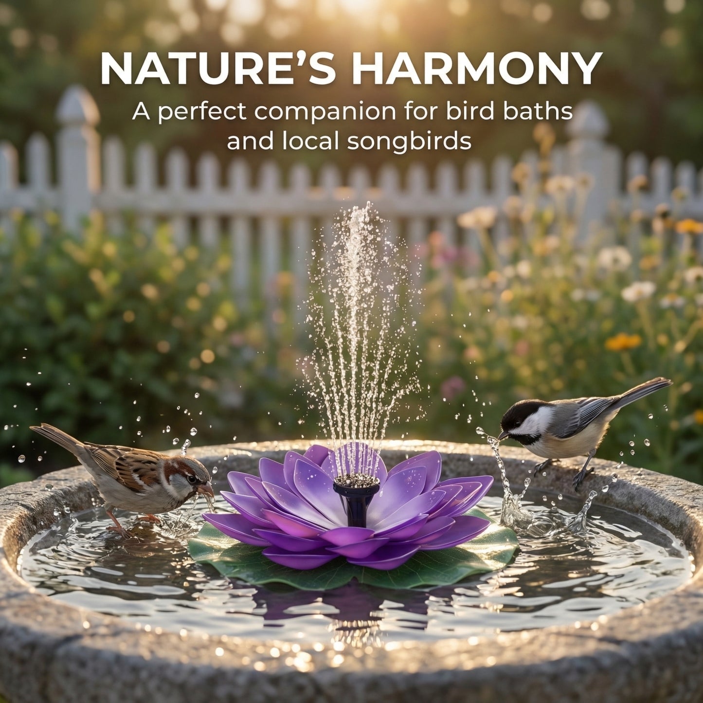 🌸 SOLAR LOTUS BRUNNEN