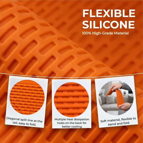 💻📱Flexibler Silikon-Handyhalter mit Aluminiumverstärkung | Faltbare, tragbare Reisehalterung – ein Must-have für Smartphones