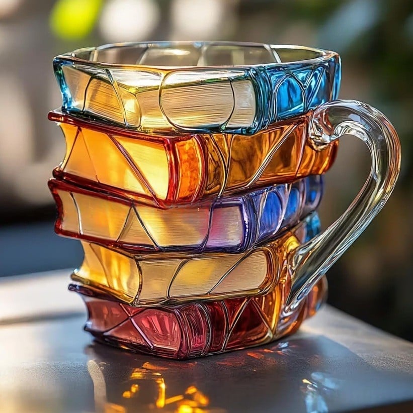 Illustrierte Buchtasse