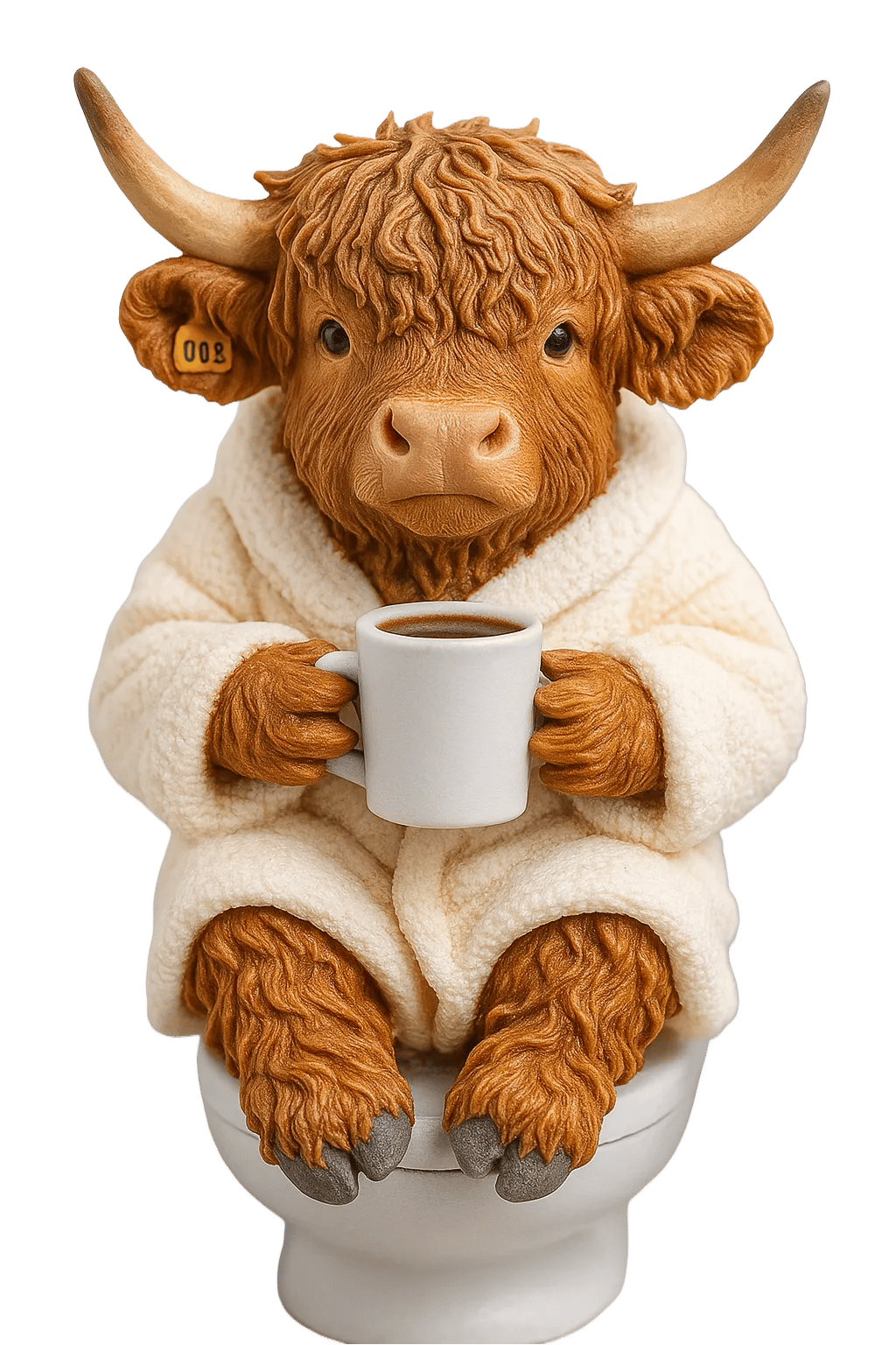 🐮Highland Cow Adventskalender 2025🎄✨ - 3D handgefertigte Highland Cow Puppe (24 Stück)