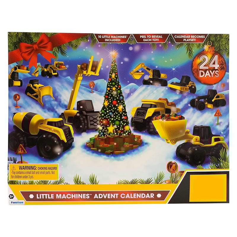 🔥LETZTER TAG 49 % RABATT🔥24-tägiger Weihnachts-Countdown-Kalender mit Baufahrzeug