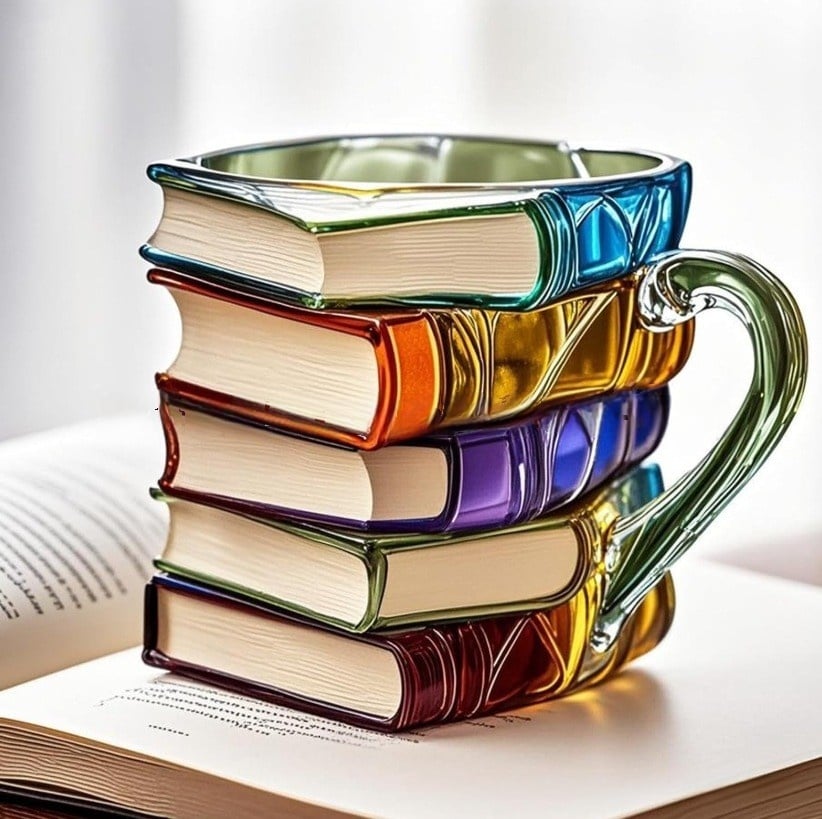 Illustrierte Buchtasse