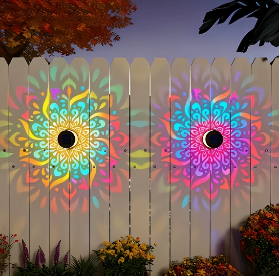 🌞🌙 Solar-Mandala Projektionsleuchte