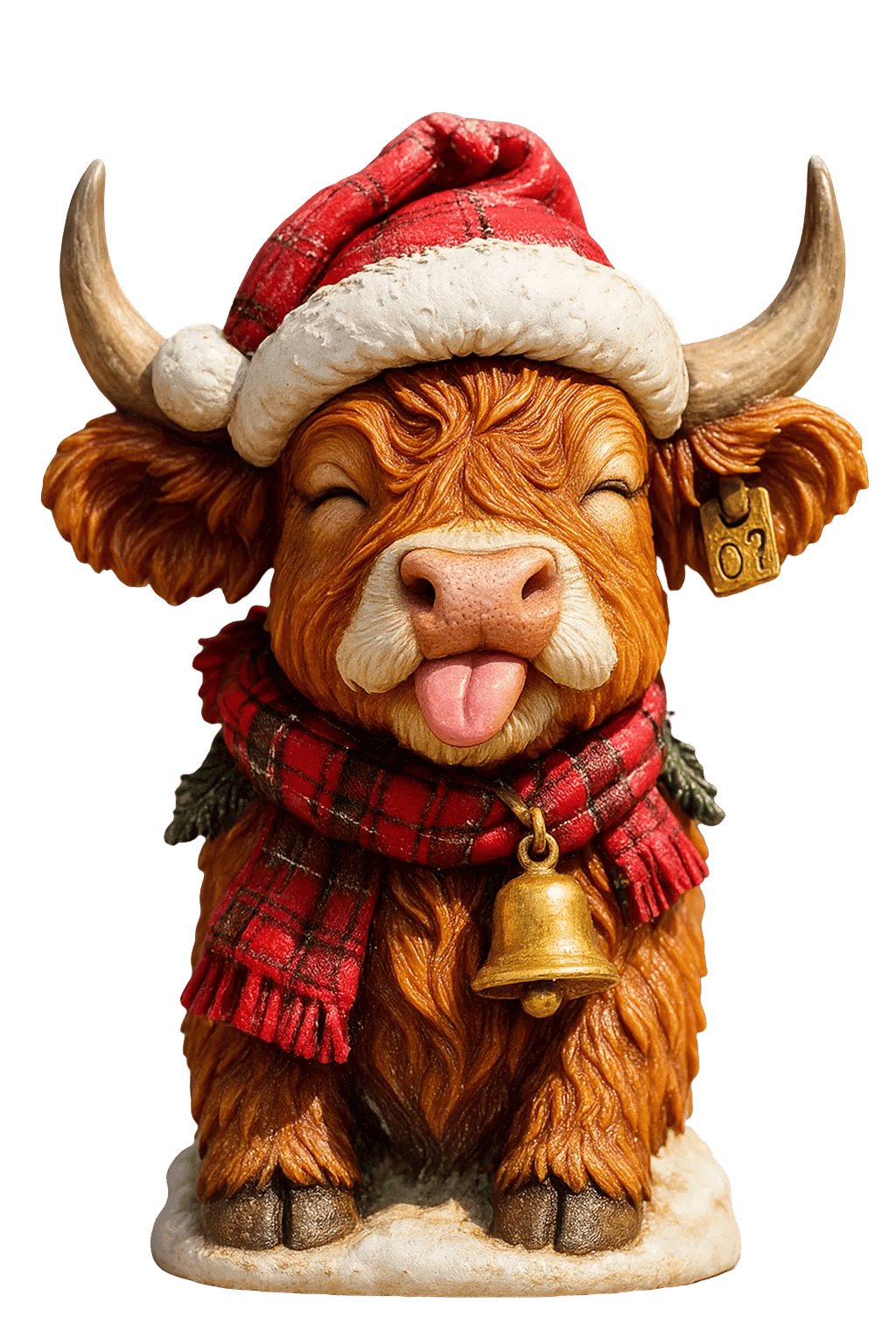 🐮Highland Cow Adventskalender 2025🎄✨ - 3D handgefertigte Highland Cow Puppe (24 Stück)