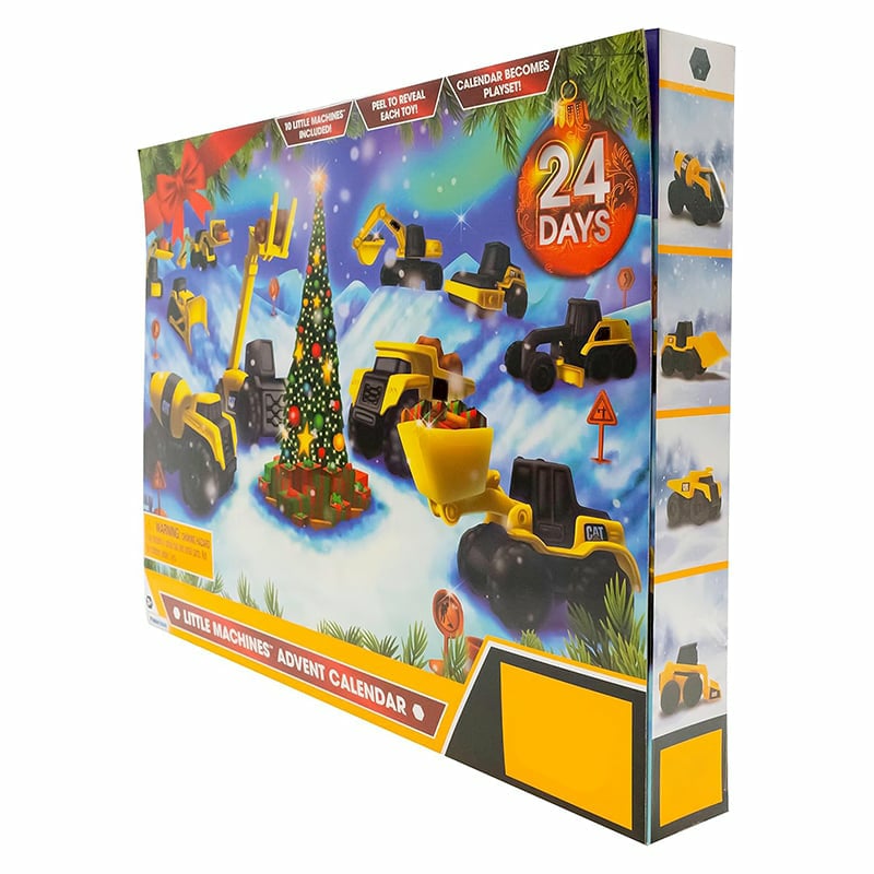 🔥LETZTER TAG 49 % RABATT🔥24-tägiger Weihnachts-Countdown-Kalender mit Baufahrzeug