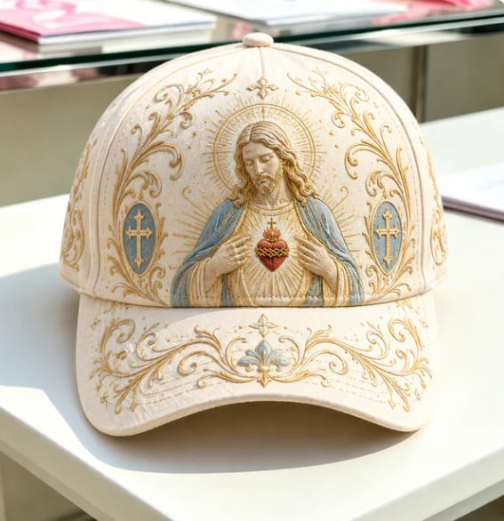 🧢🌼Garden Morning Baseball Cap – Bestickte Blumen-Cap mit Bienenmotiv