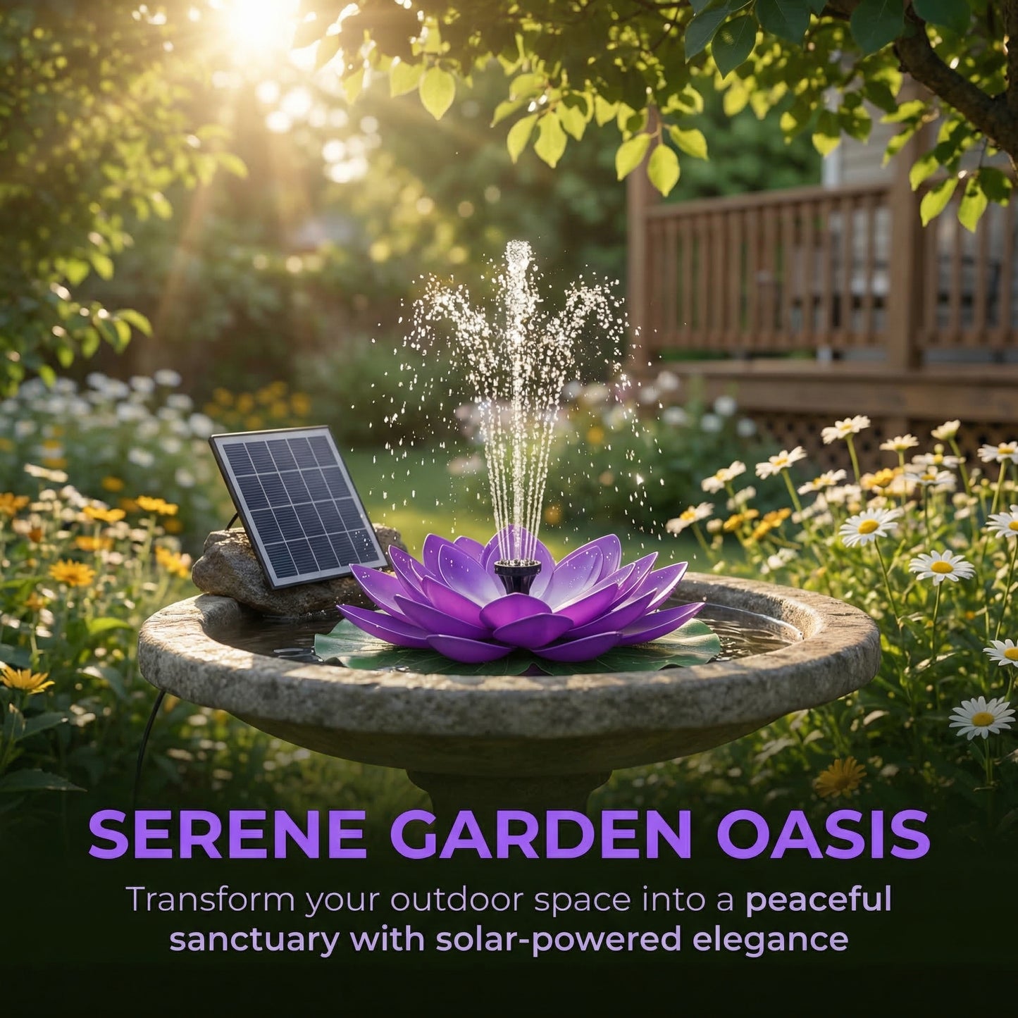 🌸 SOLAR LOTUS BRUNNEN