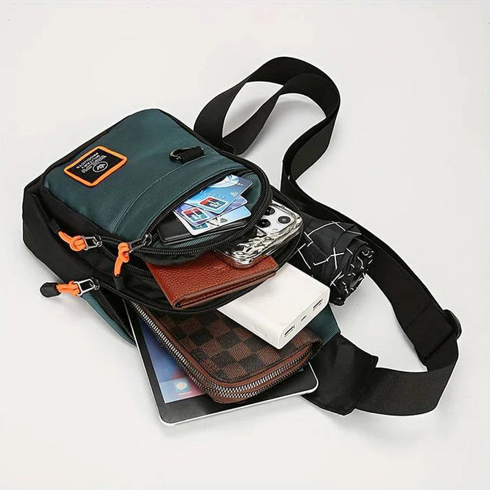 💼 Wasserabweisende Umhängetasche mit mehreren Fächern – Leichte Crossbody-Bag für Alltag, Reisen, Pendeln & Essentials