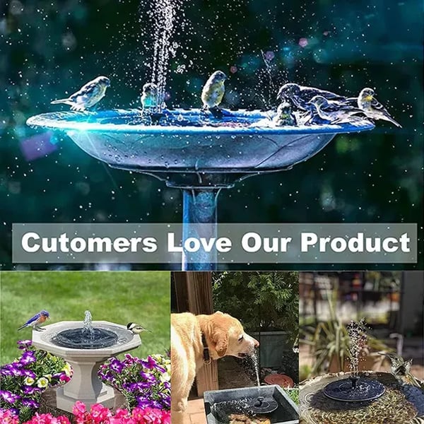 ⏳Zeitlich begrenztes Angebot⏰ Kompakte Solar-Vogelbrunnenpumpe – Erwecken Sie Ihren Garten zum Leben! 🐦️