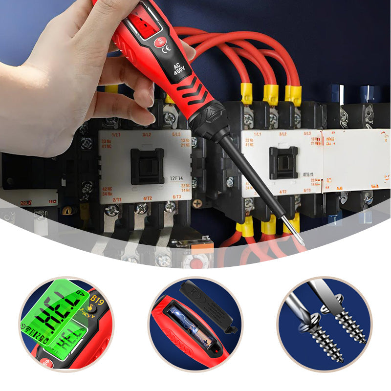 ✍️⚡ Intelligenter berührungsloser Spannungsprüfer - Das beste Werkzeug für Elektriker💡