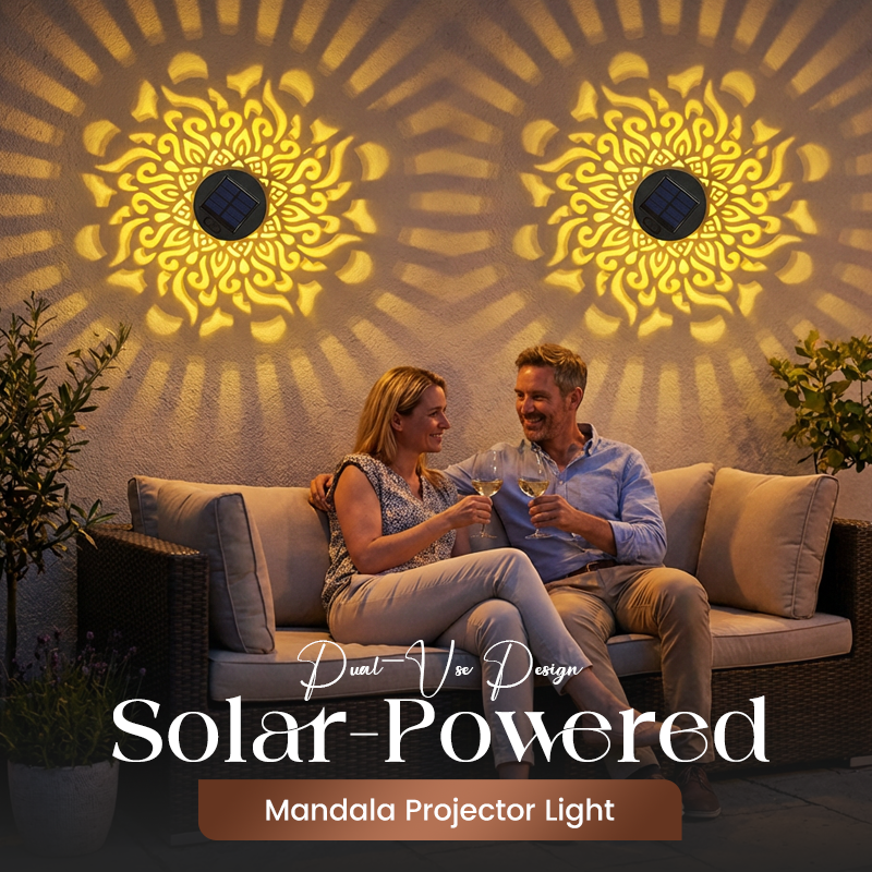 🌞🌙 Solar-Mandala Projektionsleuchte