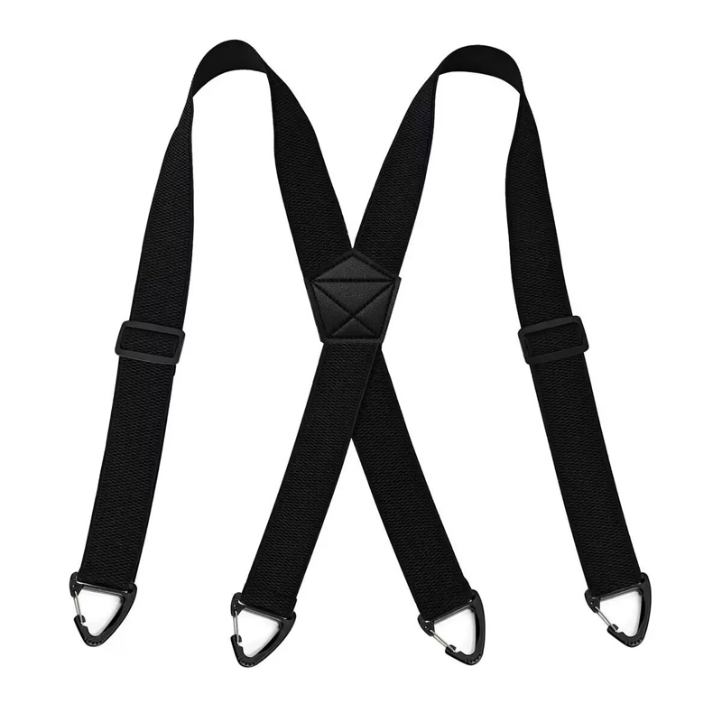 👔 Herren-Hosenträger mit X-förmigem Rückenteil und robusten Hakenclips – breit, verstellbar und strapazierfähig für Beruf und Freizeit 🎩