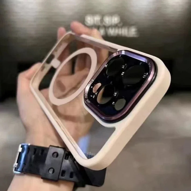📱Getönte, stoßfeste magnetische iPhone-Hülle